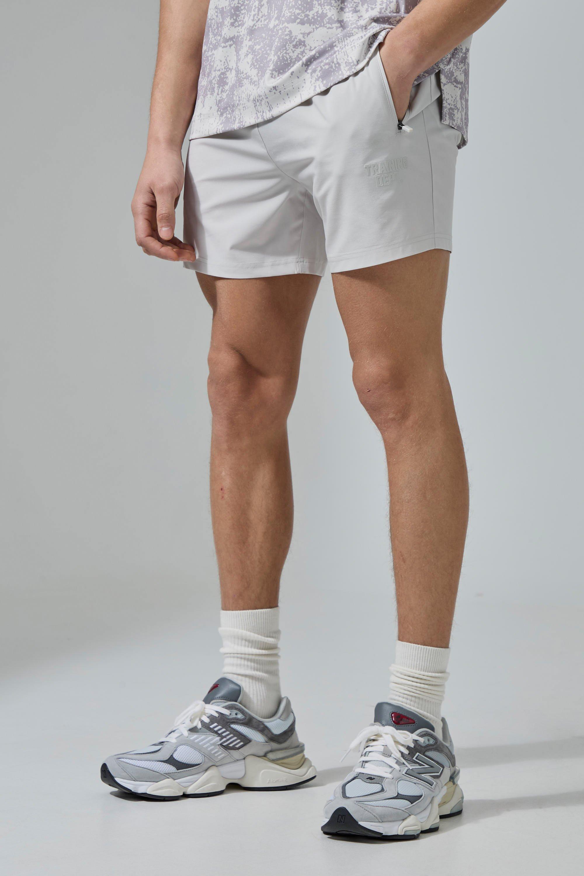 Boohooman best sale white shorts